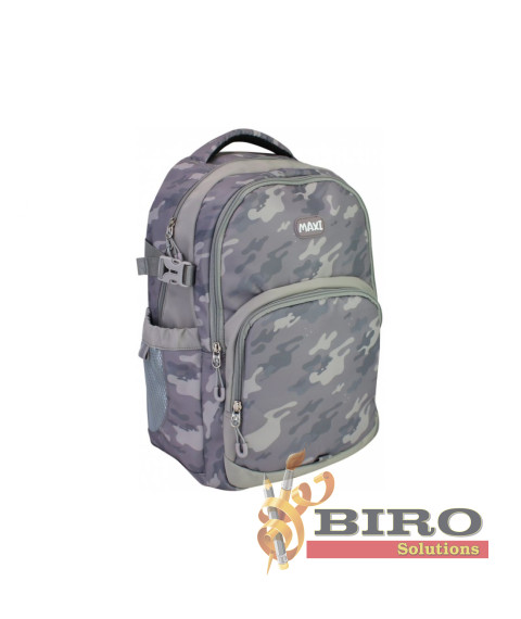 Ghiozdan ortopedic 16.5 Gri-camuflaj (43x28x18cm ) MX85121