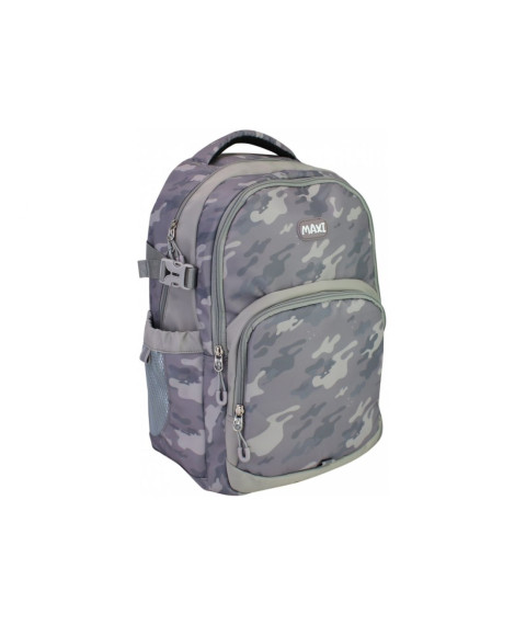 Ghiozdan ortopedic 16.5 Gri-camuflaj (43x28x18cm ) MX85121