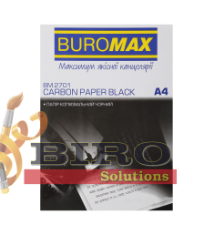 Hârtie indigo BUROMAX, neagra, 100 foi