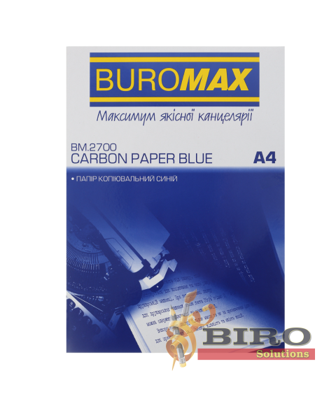 Hârtie indigo BUROMAX, albastra, 100 foi