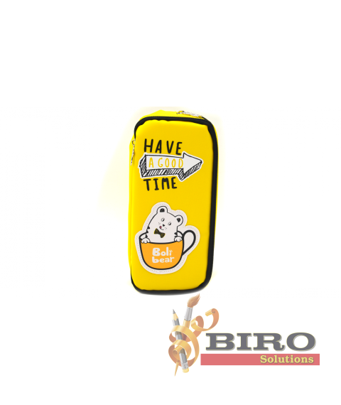 Penar 1 compartiment cu fermoar 8691yellow