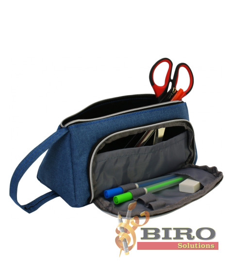 Penar 2 fermoare albastru CF87216
