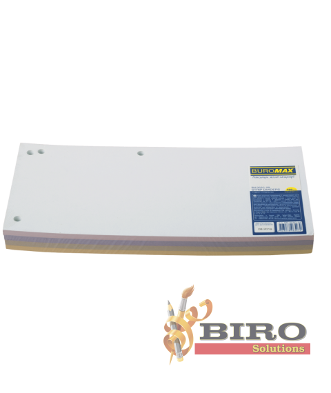 Separator din carton, 10,5x23 cm, 100 bucati, culori asortate