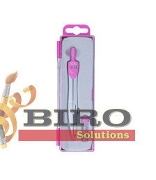 Compas ZI-Bi Basis in boxa cu mina, roz art.ZB.5302BS-10