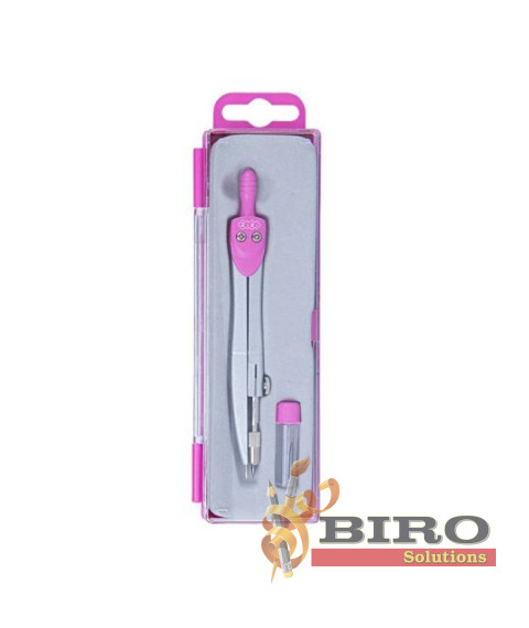 Compas ZI-Bi Basis in boxa cu mina, roz art.ZB.5302BS-10