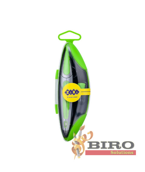 Compas ZI-Bi Start Ergo în boxă cu mină verde deschis