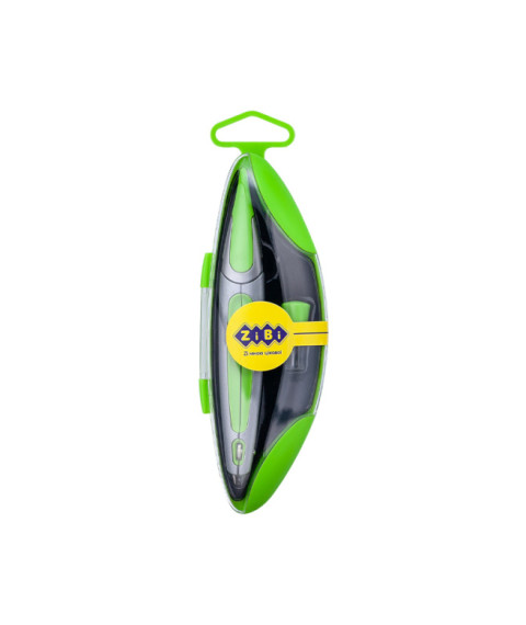 Compas ZI-Bi Start Ergo în boxă cu mină verde deschis