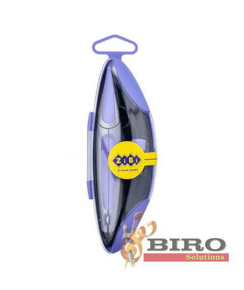 Compas ZI-Bi Start Ergo în boxă, cu mina violet