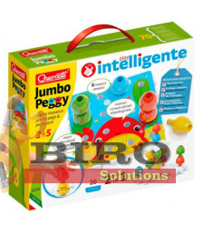 QC Mozaic Quercetti "Jumbo Peggy" 2 in 1, 20 el., 53570