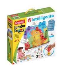 QC Mozaic Quercetti "Jumbo Peggy" 2 in 1, 45 el., 53571