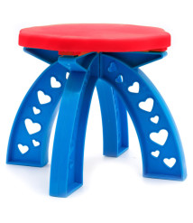 KDW Scăunel pentru păpușă, rosu, 47161