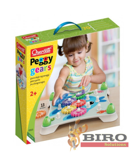 QC Joc educativ "Peggy gears" Quercetti, 53556