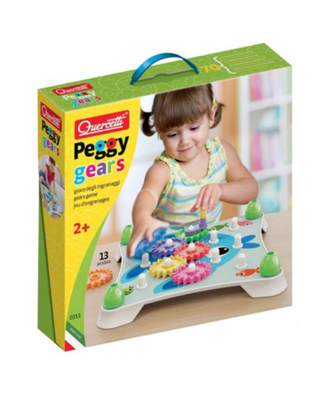 QC Joc educativ "Peggy gears" Quercetti, 53556