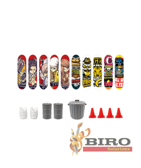 TT Jucărie fingerboard cu accesorii