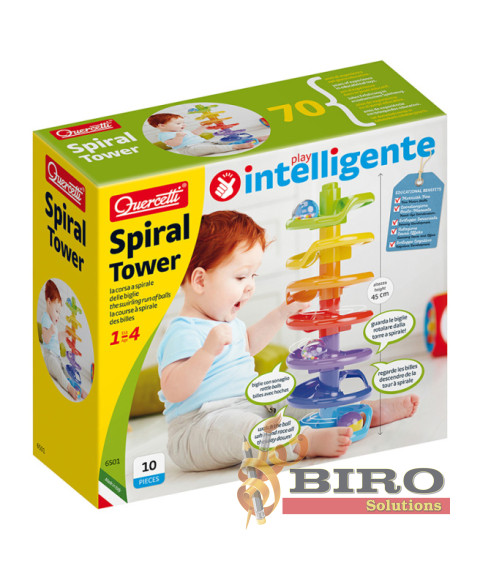 QC Set de joaca Quercetti Spiral Tower, 58239
