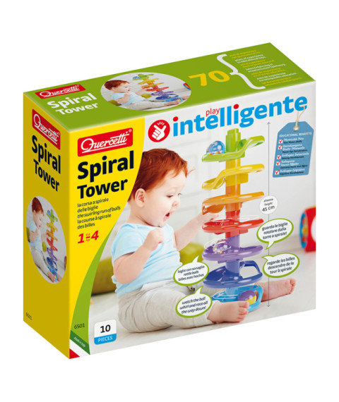 QC Set de joaca Quercetti Spiral Tower, 58239