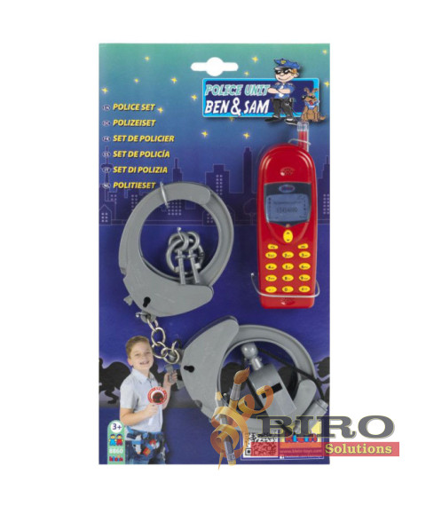 KL Set pentru polițist 3 elemente, 44034