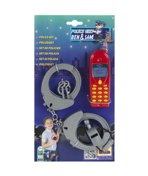 KL Set pentru polițist 3 elemente, 44034