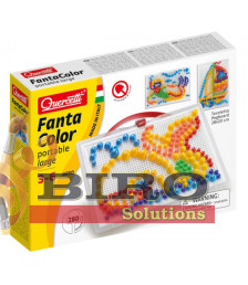 QC Mozaic Fanta Color Quercetti, 280 el., portativa, mare, mix marimi, 53564