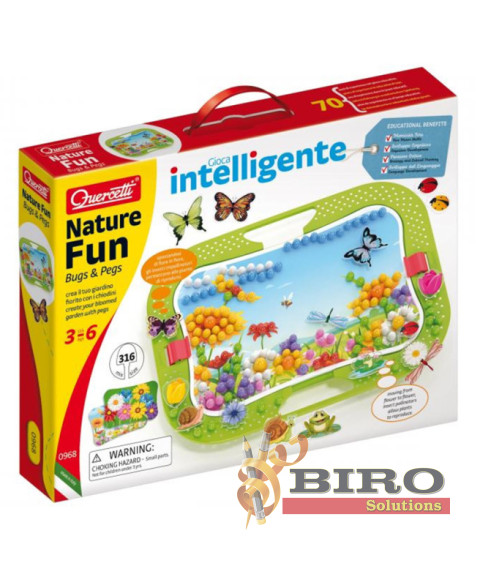 QC Mozaic Nature Fun Quercetti, insecte+mozaic, 53567