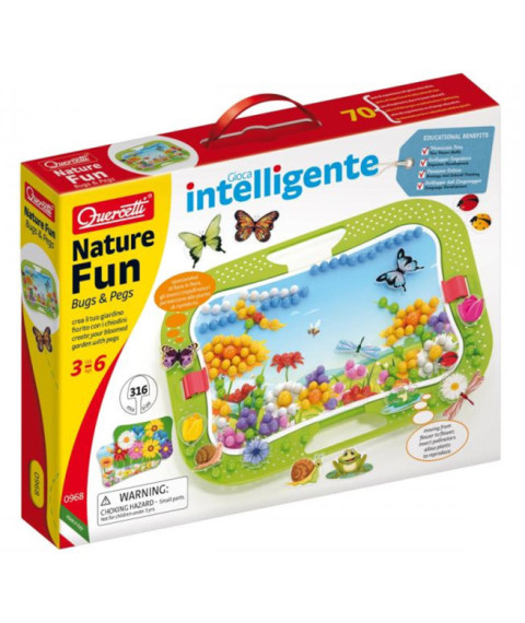 QC Mozaic Nature Fun Quercetti, insecte+mozaic, 53567