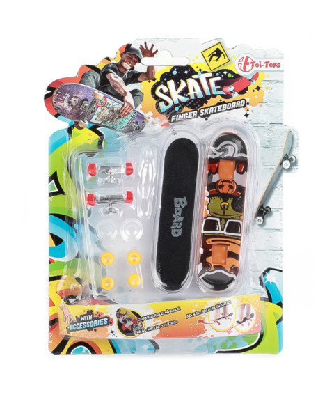 TT Jucărie fingerboard skateboard 2 buc.