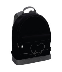 Rucsac EK StreetLine cu buzunar pentru laptop 17L Black Heart