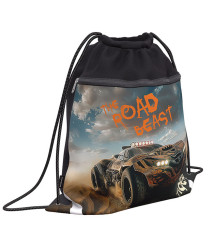 Geantă pentru încălțăminte ErichKrause cu buzunar cu fermoar, Road Beast