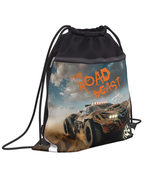 Geantă pentru încălțăminte ErichKrause cu buzunar cu fermoar, Road Beast