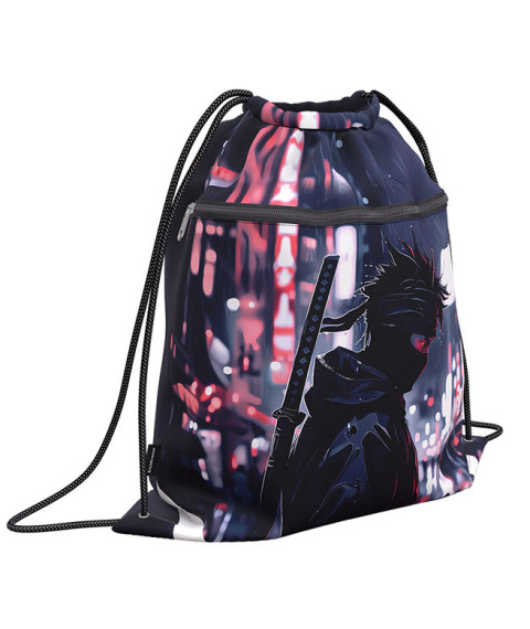 Geantă de încălțăminte ErichKrause cu buzunar cu fermoar, Samurai