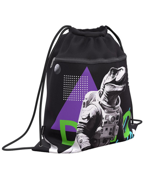 Geantă pentru încălțăminte ErichKrause cu buzunar cu fermoar, Dino Hobby