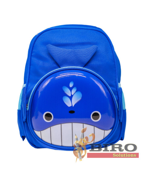 Ghiozdan Mini 5L Balenă, albastru