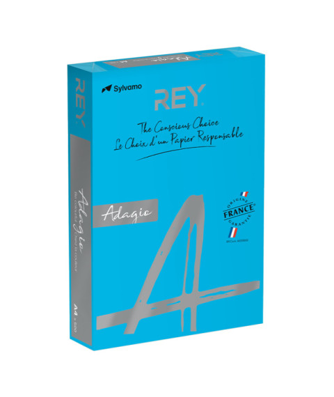 Hârtie colorată A4 (160gr/m2, 250 foi) intensiv albastru Adagio DEEP BLUE 51