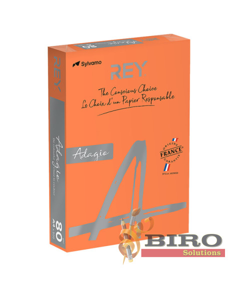 Hârtie colorată A4 (160gr/m2, 250 foi) intensiv orange Adagio INTENSE 21