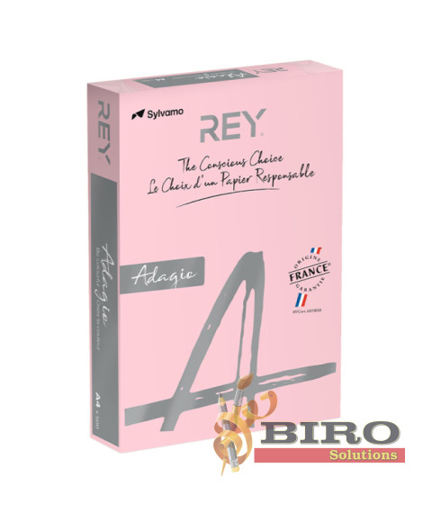 Hârtie colorată A4 (160gr/m2, 250 foi) pastel roz Adagio PINK 89