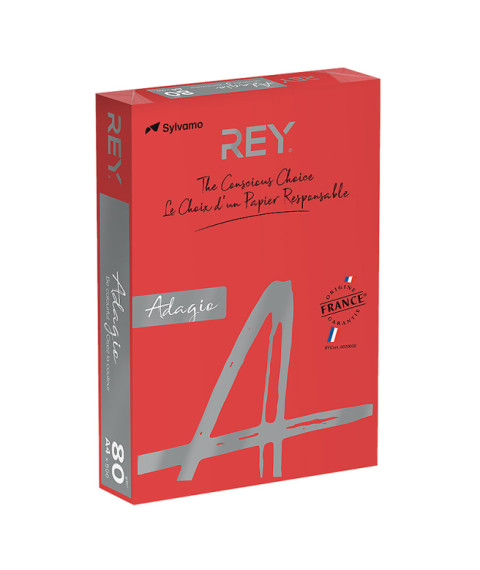 Hârtie colorată A4 (160gr/m2, 250 foi) intensiv roșie Adagio INTENSE 22