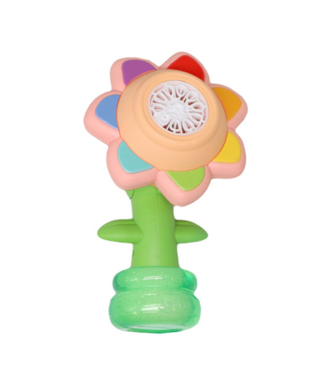Mașină electrică pentru bule de săpun "Flower", roz