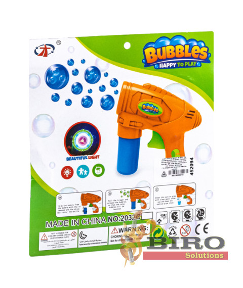 Pistol cu baloane de săpun 2032C, albastru