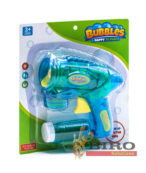 Pistol cu baloane de săpun 2032C, albastru