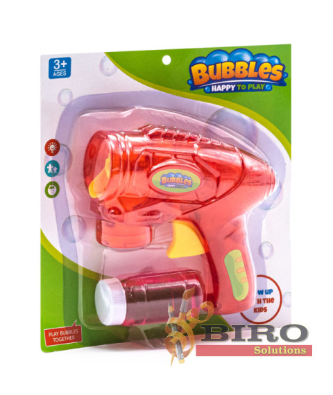 Pistol cu baloane de săpun 2032C, roșu