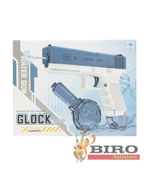 Pistol electric cu apă, albastru, cod 672050