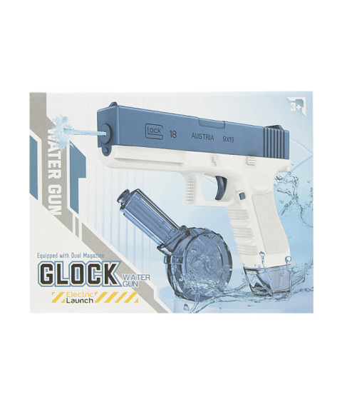 Pistol electric cu apă, albastru, cod 672050