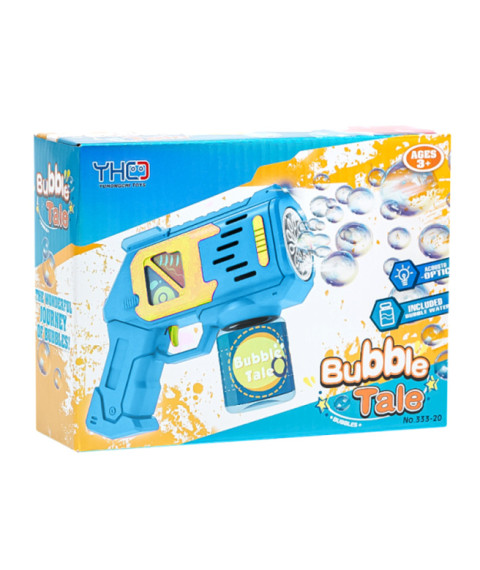 Pistol cu bule de săpun și lumină, albastru