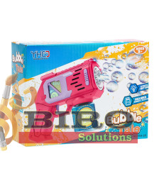 Pistol cu bule de săpun și lumină, roz