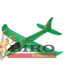 Avion planor 37cm, verde, cod 177030