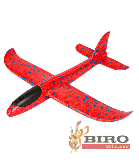 Avion planor 37cm, roșu, cod 177028