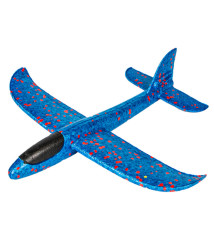 Avion planor 37cm, albastru, cod 177029