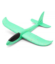 Avion planor 48 cm, verde, cod 140654