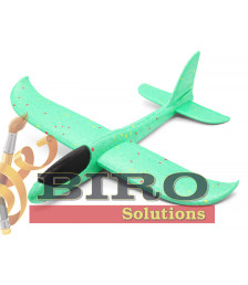 Avion planor 48 cm, verde, cod 140654