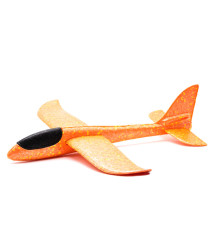 Avion planor 48cm, oranj, cod 140656